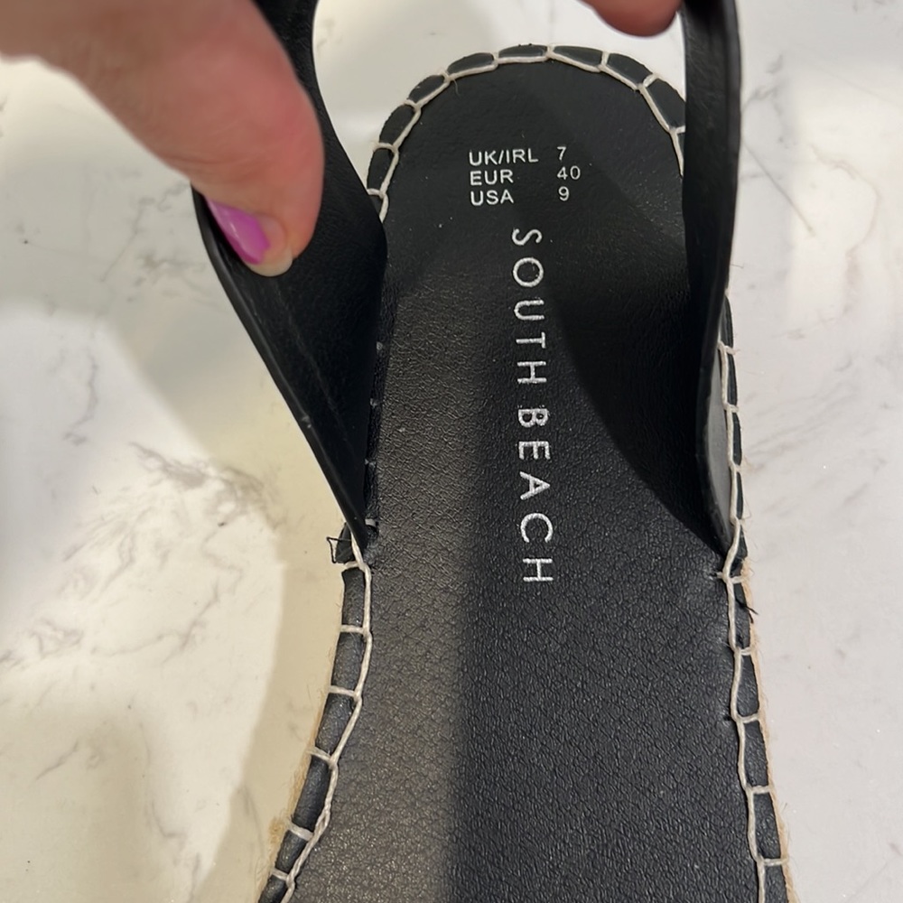 South beach spadrille wedge sandals - Picture 8 of 8